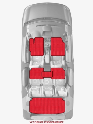 ЭВА коврики «Queen Lux» комплект для Peugeot 205 GTI