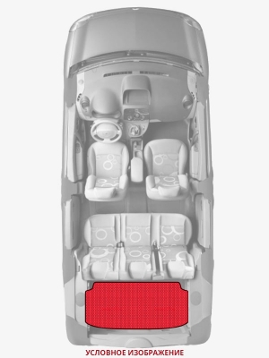 ЭВА коврики «Queen Lux» багажник для Toyota Aygo